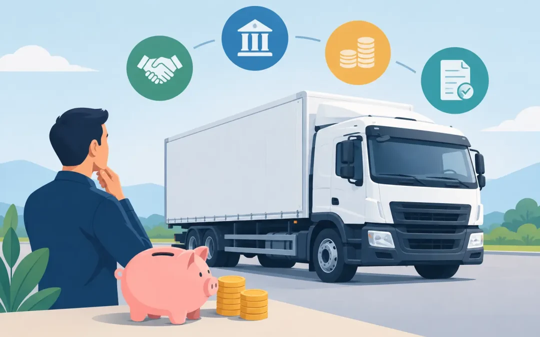 Comment financer un camion usagé sans vider sa trésorerie