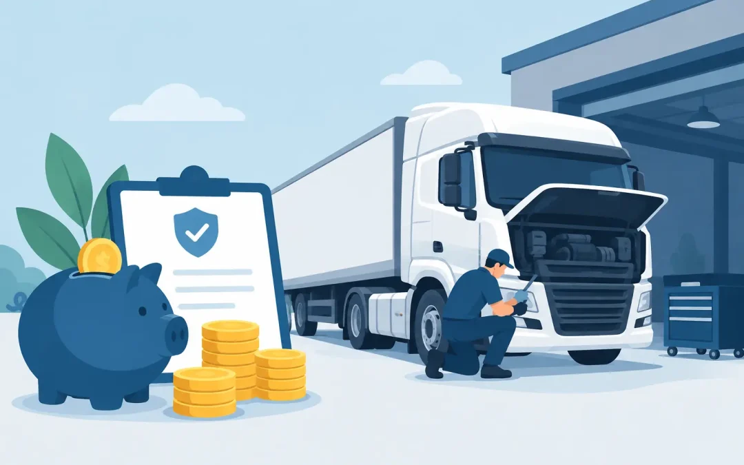 Financer la réparation d’un camion d’entreprise